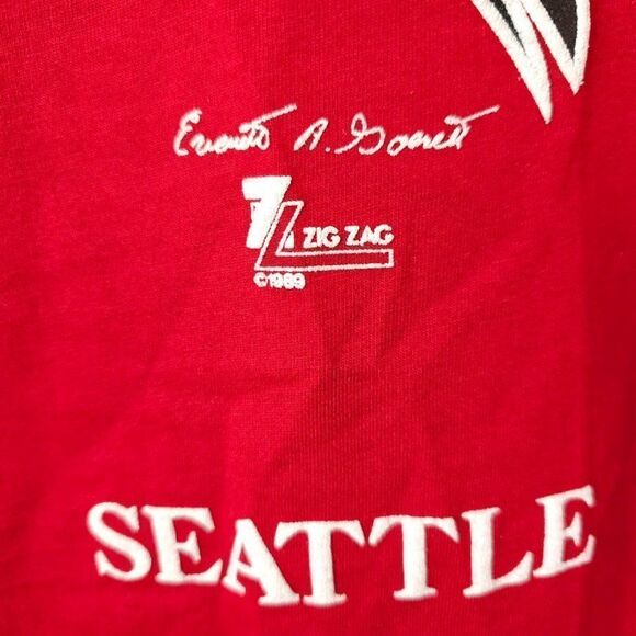 Raven Northwest Coast Art T Shirt Vintage 80s Seattle Made In USA Mens Large - Picture 4 of 7